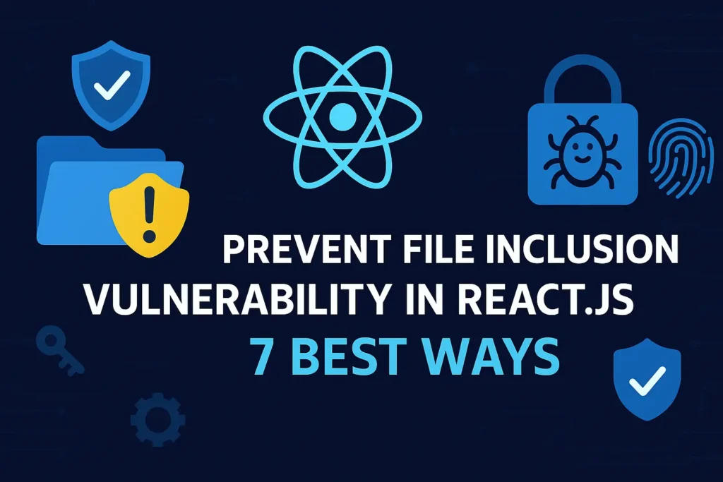 Prevent File Inclusion Vulnerability in React.js 7 Best Ways