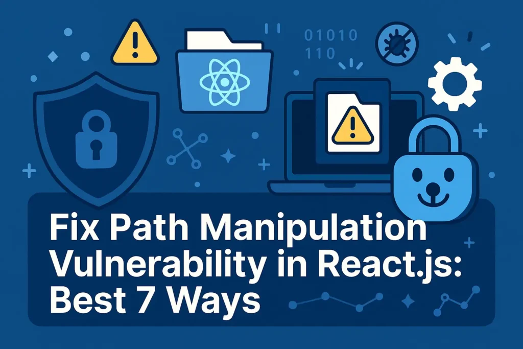 Fix Path Manipulation Vulnerability in React.js: Best 7 Ways