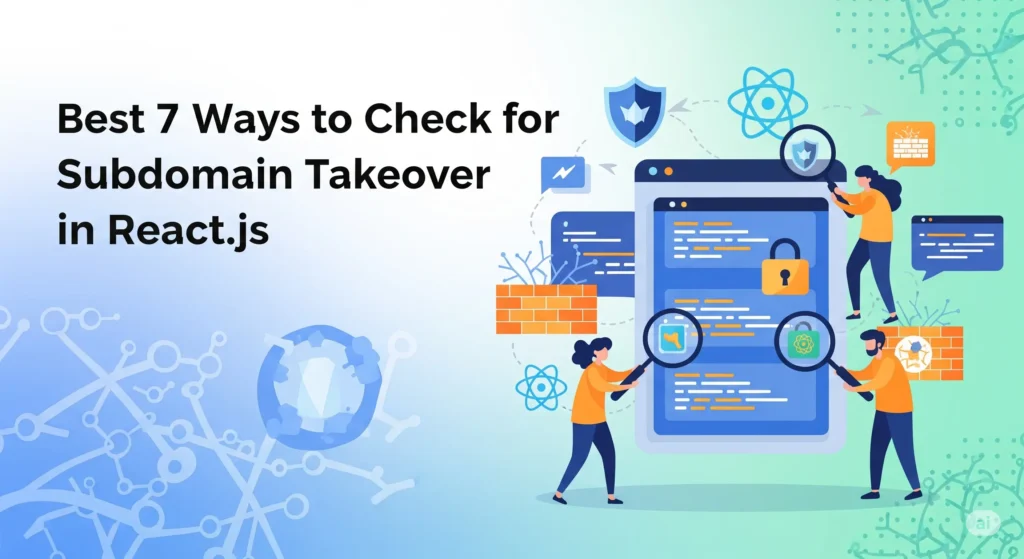 Best 7 Ways to Check for Subdomain Takeover in React.js