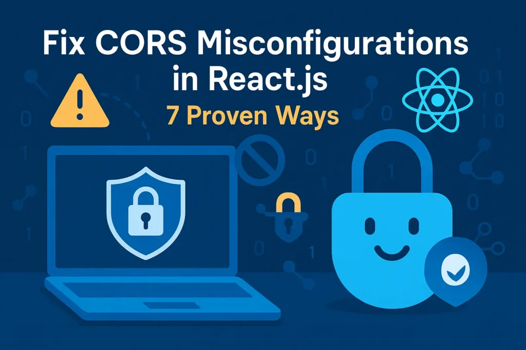 Fix CORS Misconfigurations in React.js: 7 Proven Ways
