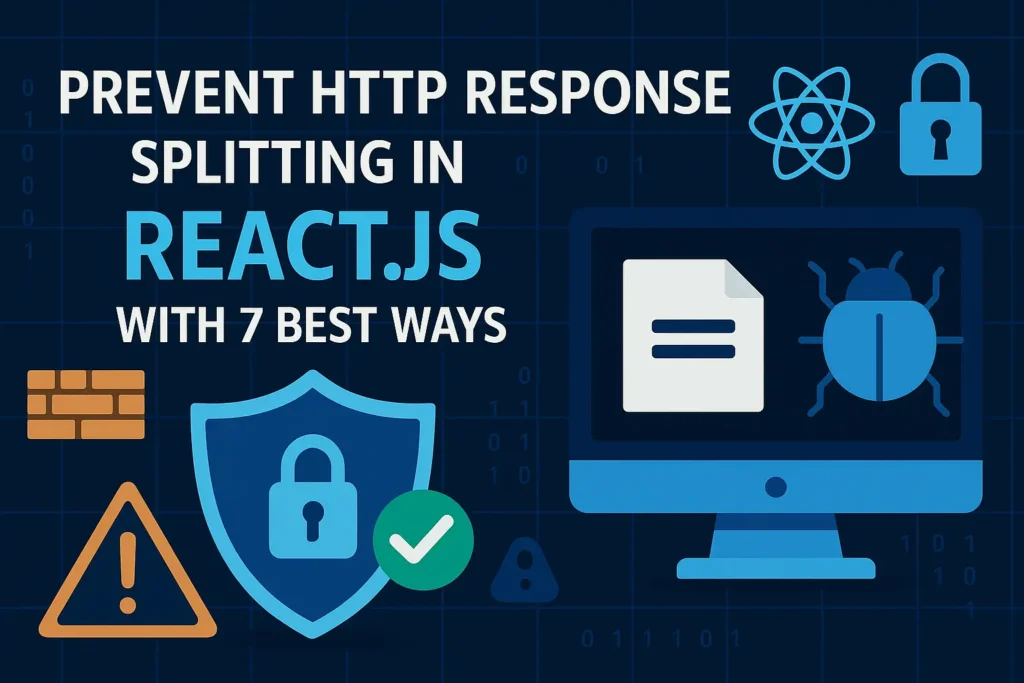 Prevent HTTP Response Splitting in React.js with 7 Best Ways