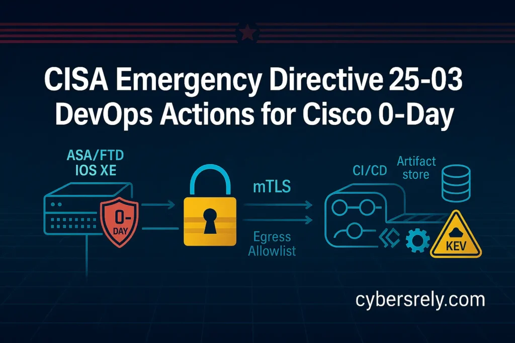 CISA Emergency Directive 25-03