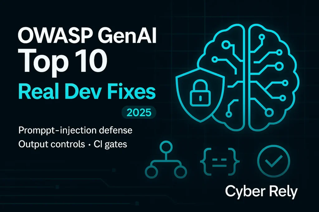 OWASP GenAI Top 10: 10 Proven Dev Fixes