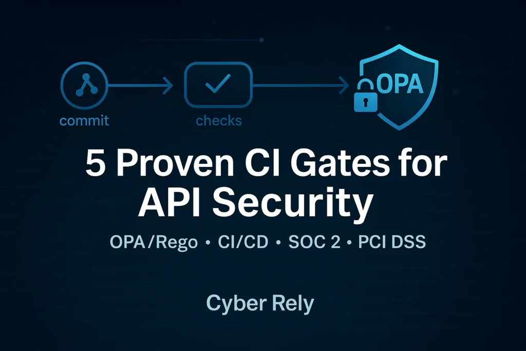 5 Proven CI Gates for API Security: OPA Rules You Can Ship