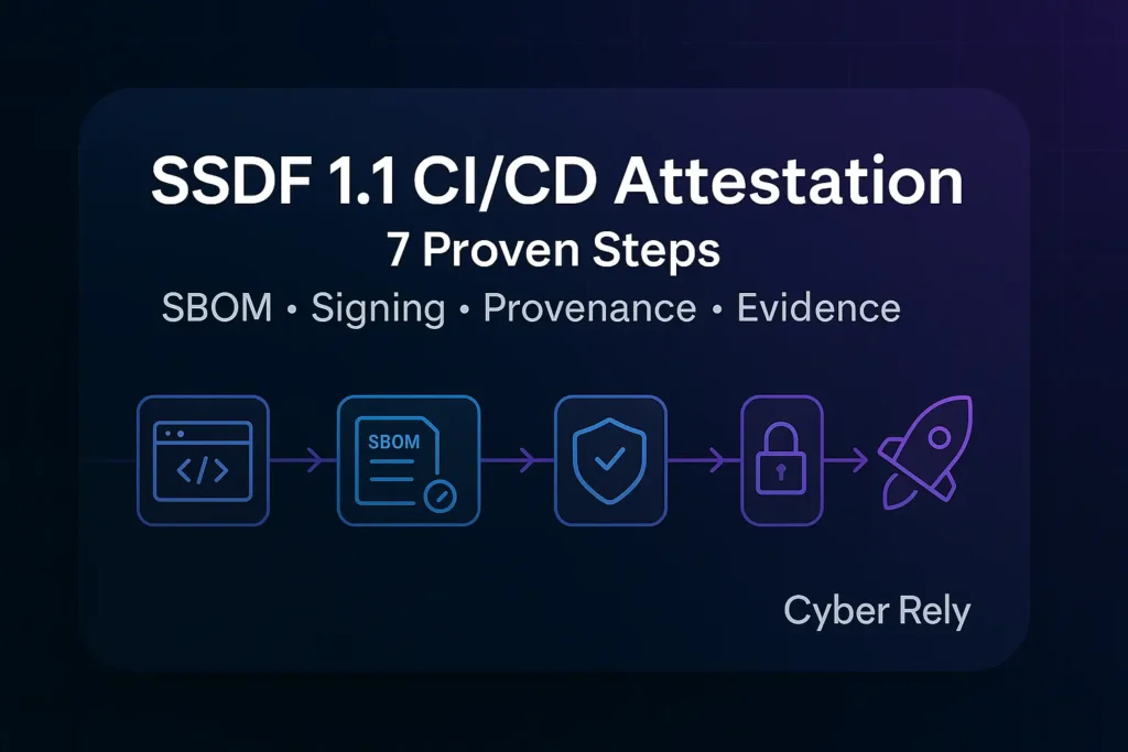 7 Proven Steps for SSDF 1.1 CI/CD Attestation