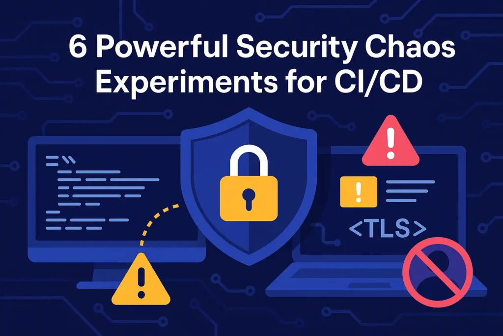 6 Powerful Security Chaos Experiments for CI/CD 6 Powerful Security Chaos Experiments for CI/CD