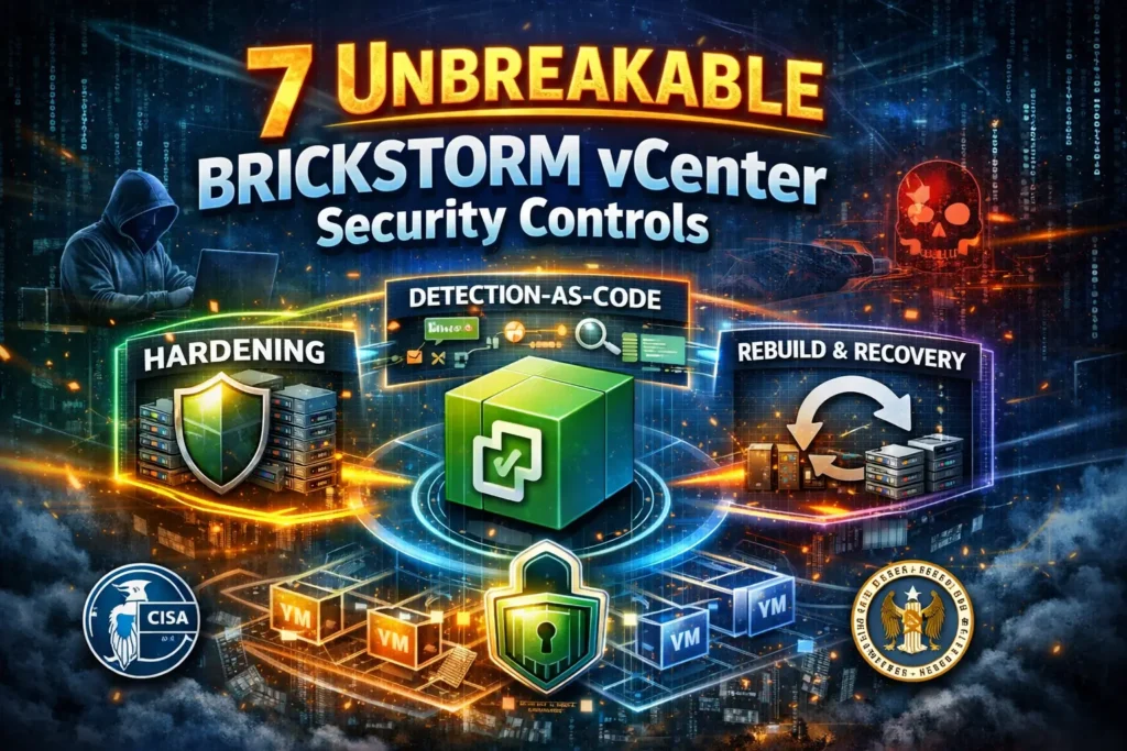 7 Unbreakable BRICKSTORM vCenter Security Controls 7 Unbreakable BRICKSTORM vCenter Security Controls
