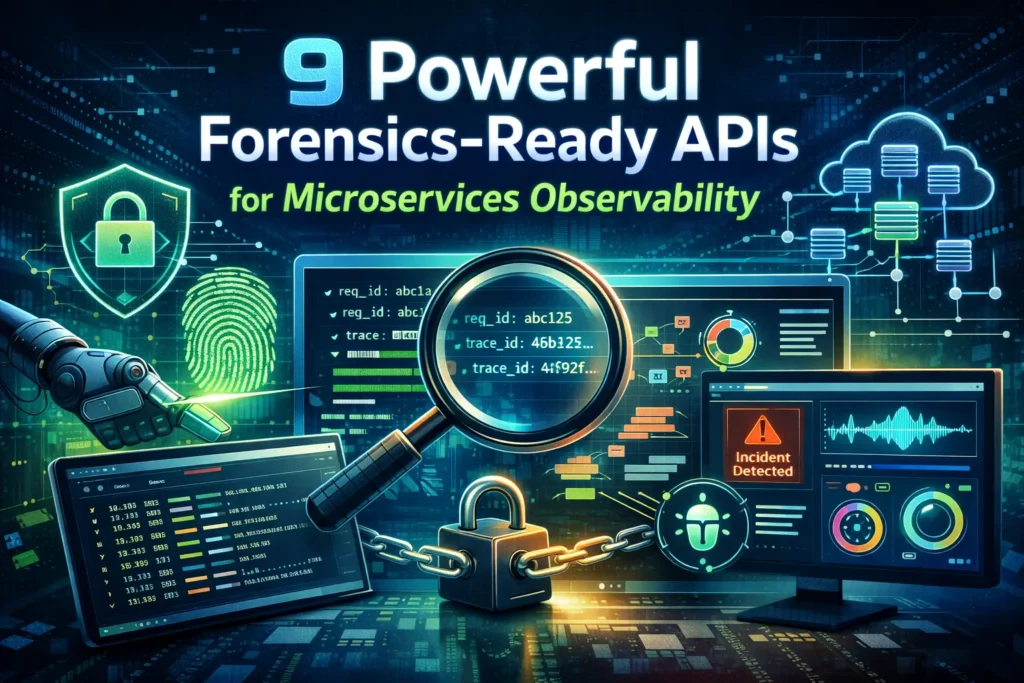Powerful Forensics-Ready APIs for Microservices Powerful Forensics-Ready APIs for Microservices